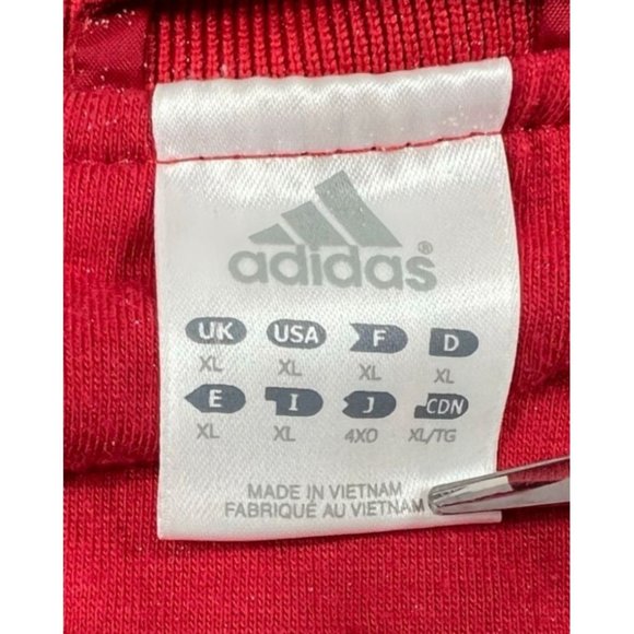 Adidas UGA University of Georgia Bulldogs Nylon V-Neck Pullover Jacket Mens XL - Picture 3 of 7